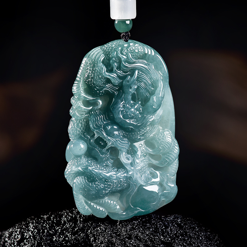 Natural Burmese Jadeite Dragon - Luxury Gifts Jewelry & Watches Namfleg Mostar review and price