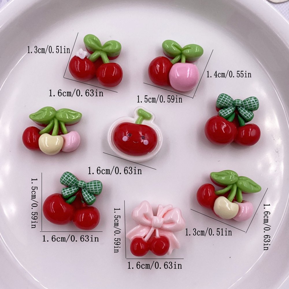 24pcs Colorful Kawaii Cartoon  - Paradise Jewelry & Watches Llc Miami review and price