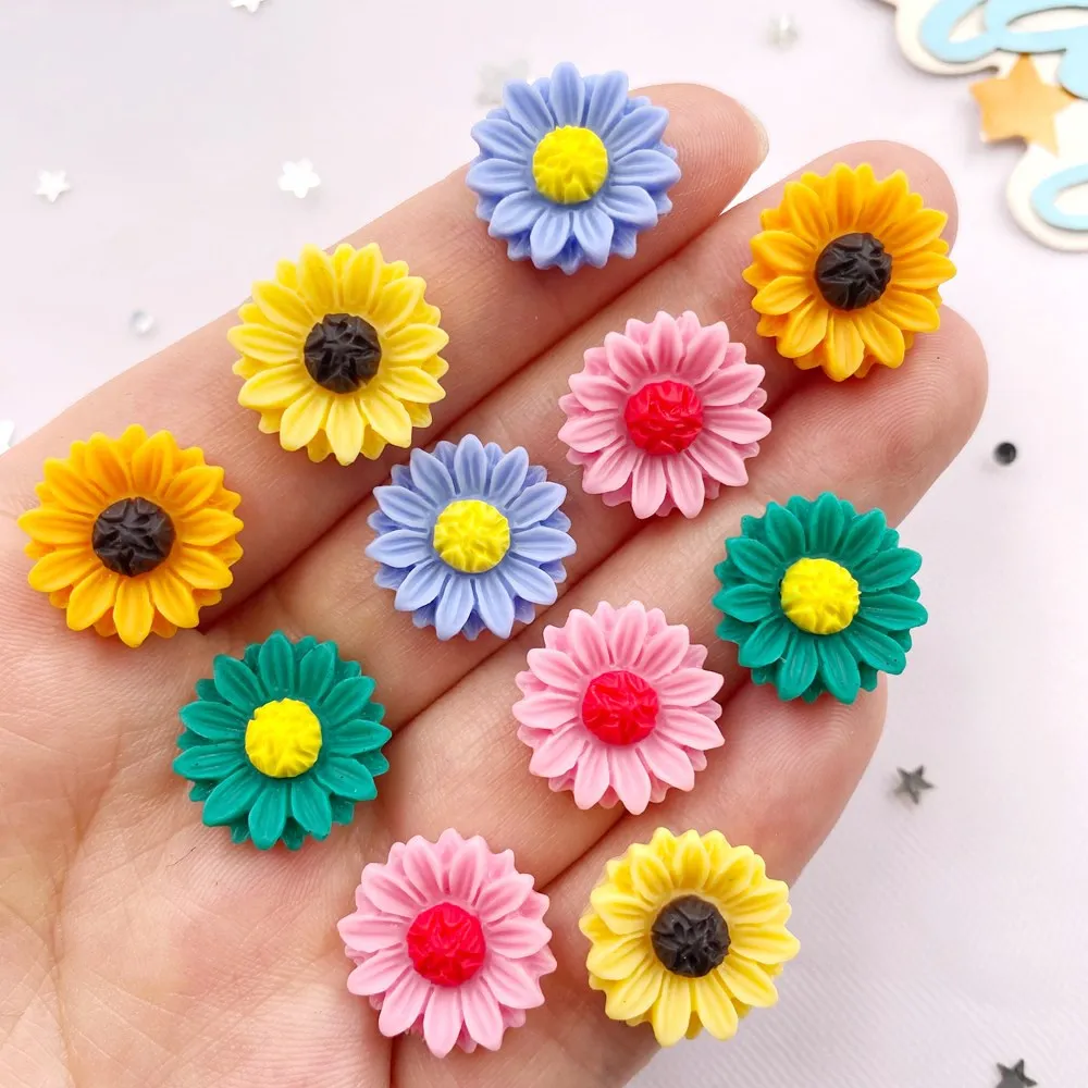 30Pcs Resin Colorful 15mm Sunf - Paradise Jewelry & Watches Llc Miami review and price