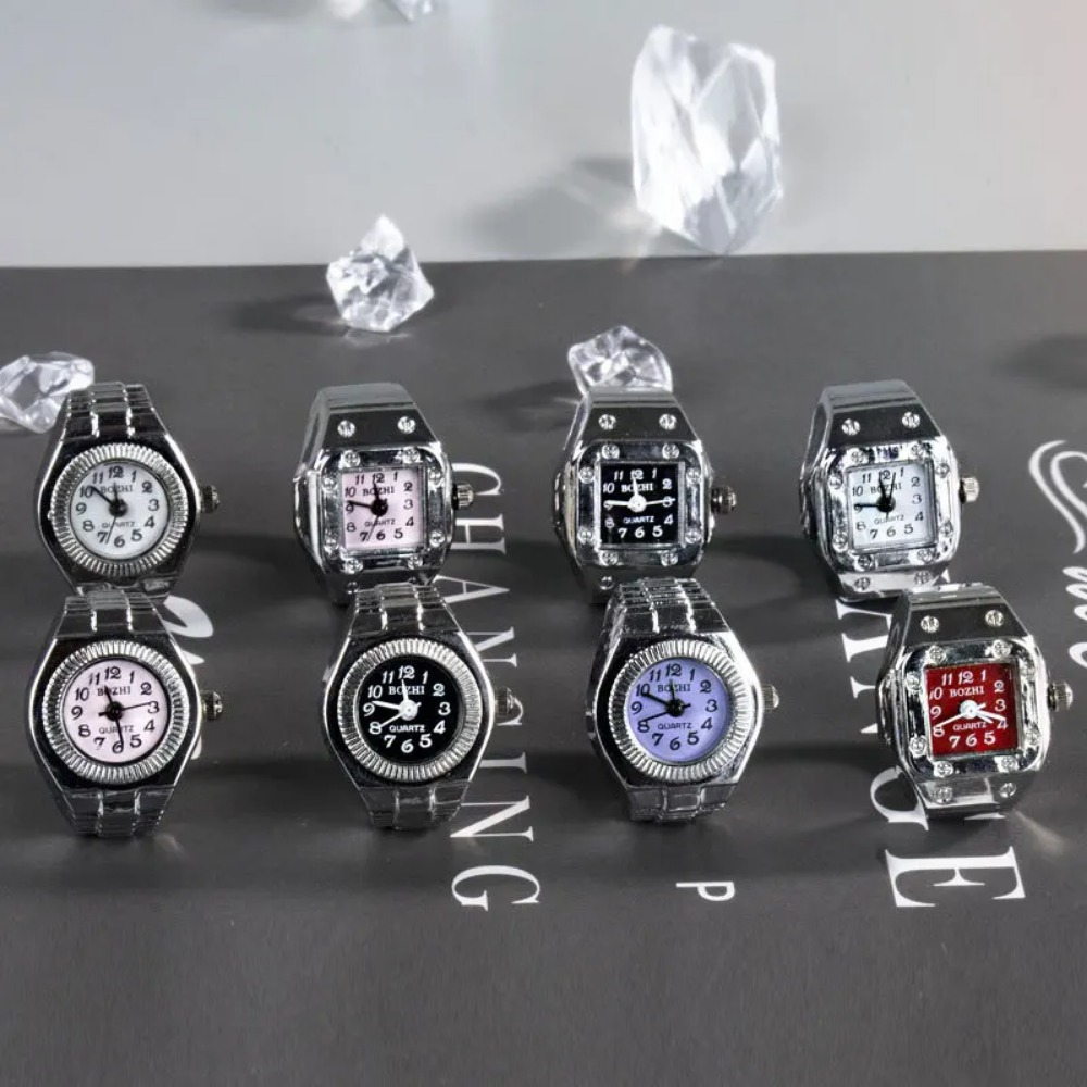 Creative Square Dial Ring Watc - Jewelry Type Watches review and price