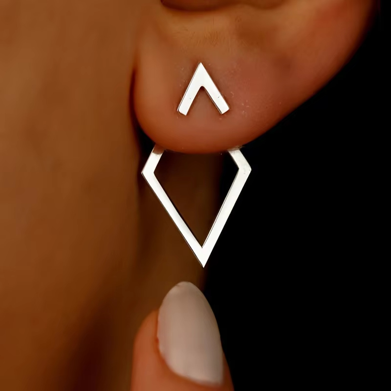 FTCY Minimalist Geometric Squa - Moon Star Earrings review and price