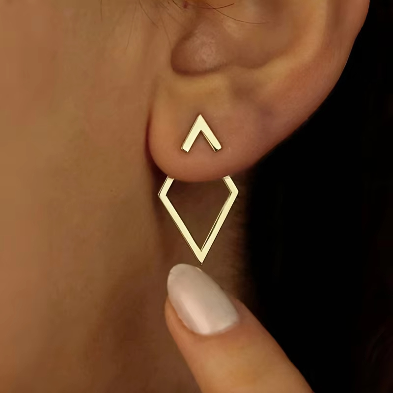 FTCY Minimalist Geometric Squa - Moon Star Earrings review and price