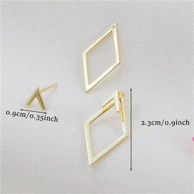 FTCY Minimalist Geometric Squa - Moon Star Earrings review and price
