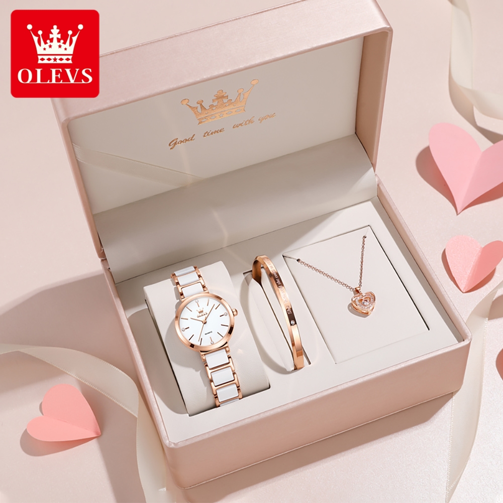 OLEVS Women Watch 5877 Luxury  - Jewelry For Watches review and price