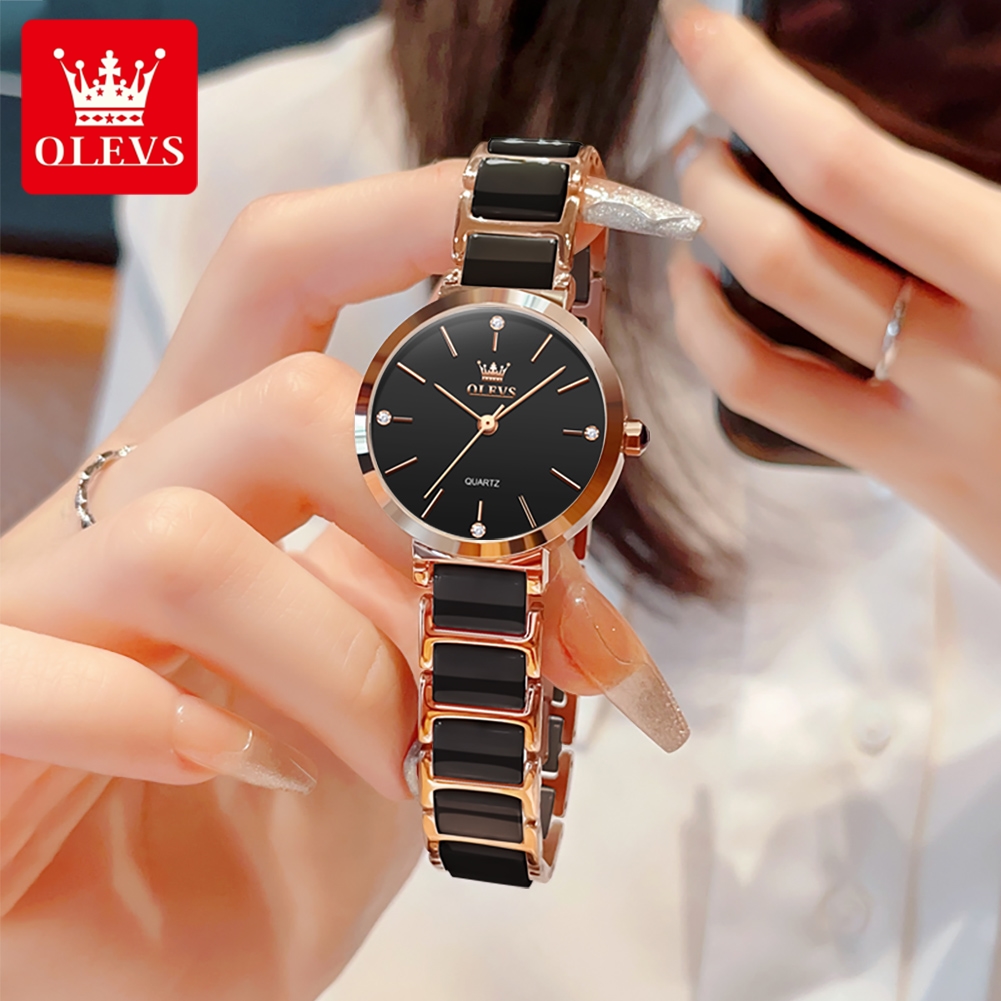 OLEVS Women Watch 5877 Luxury  - Jewelry For Watches review and price
