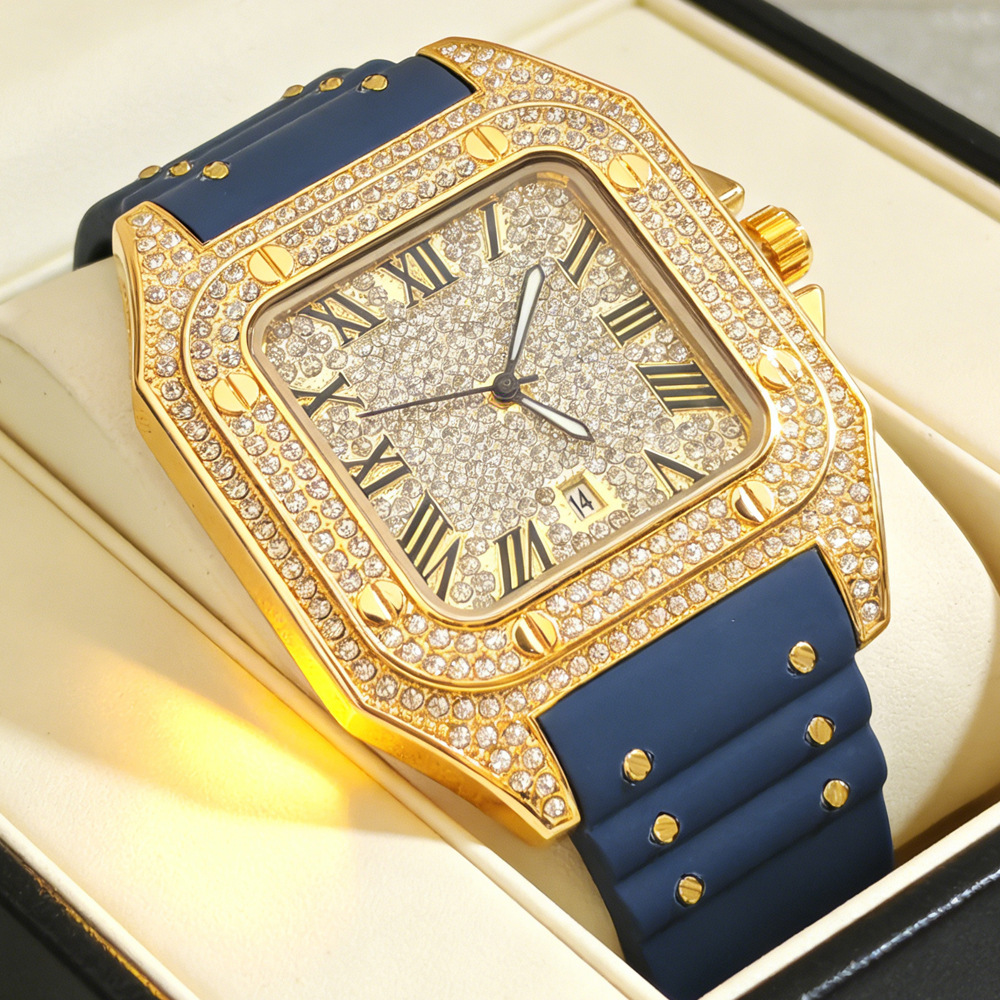 Hot Fashion Square Full Diamon - Jewelry Type Watches review and price