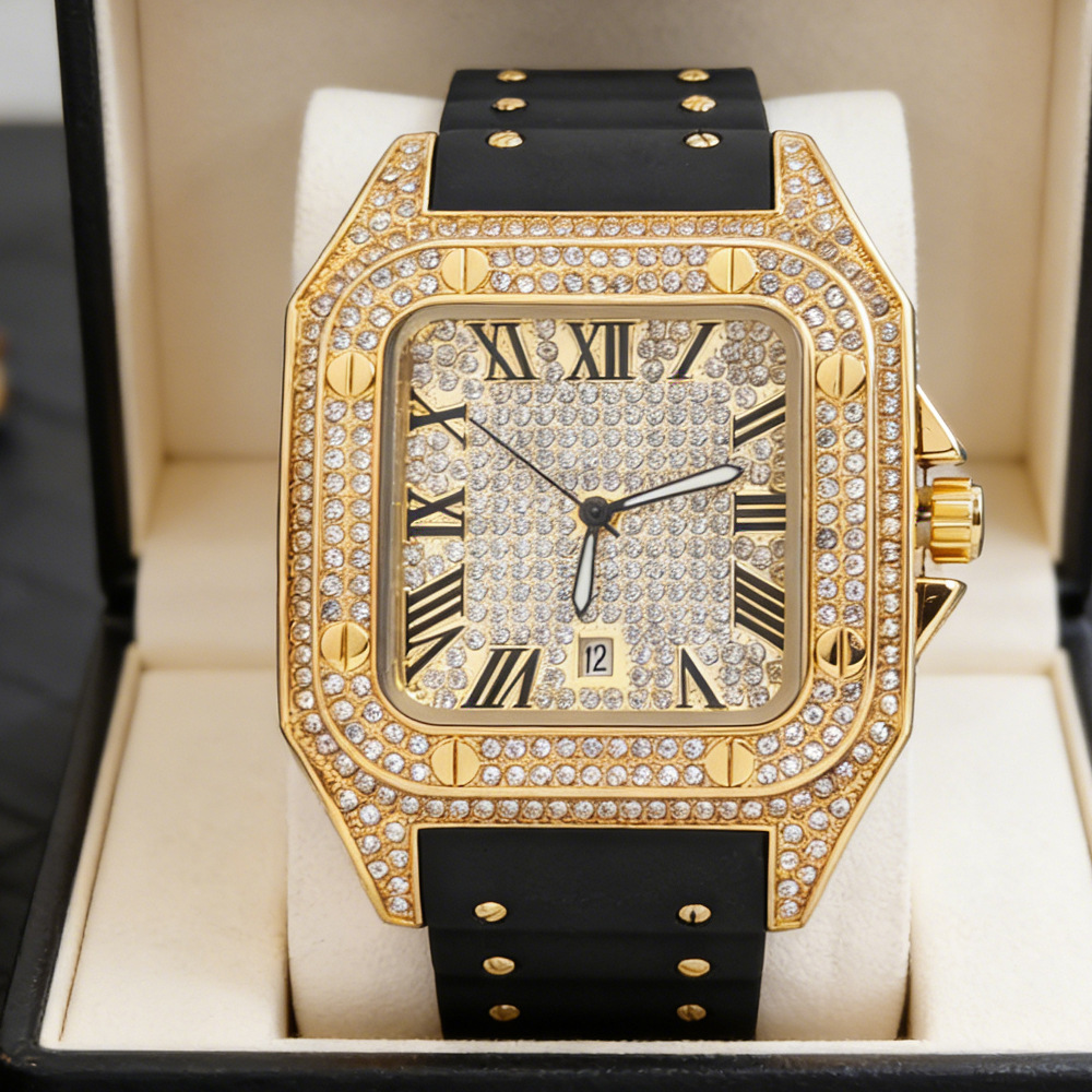 Hot Fashion Square Full Diamon - Jewelry Type Watches review and price