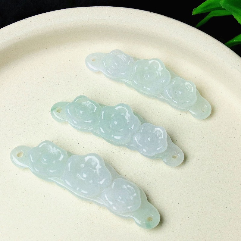 1pc Natural Jadeite Emerald Fl - Luxury Gifts Jewelry & Watches Namfleg Mostar review and price