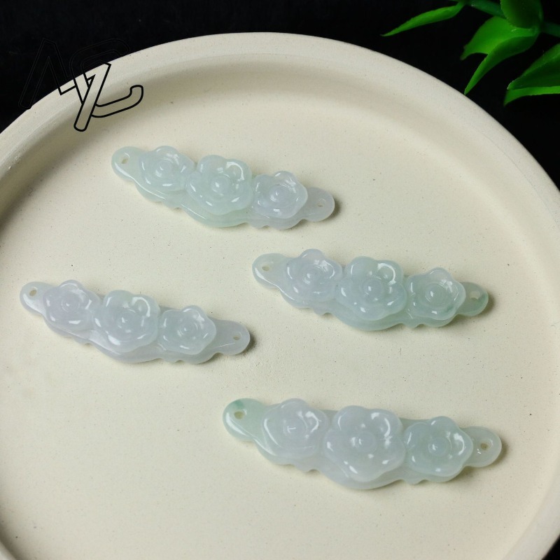 1pc Natural Jadeite Emerald Fl - Luxury Gifts Jewelry & Watches Namfleg Mostar review and price