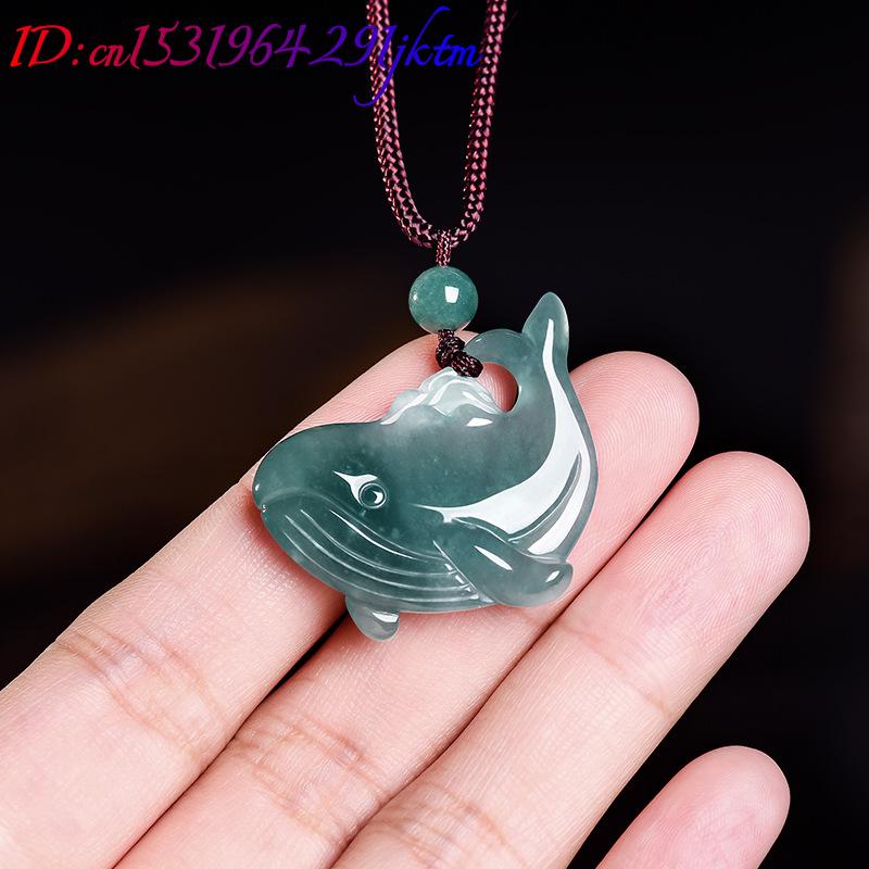 Natural Burmese Jadeite Whale  - Jewelry & Watches Store review and price