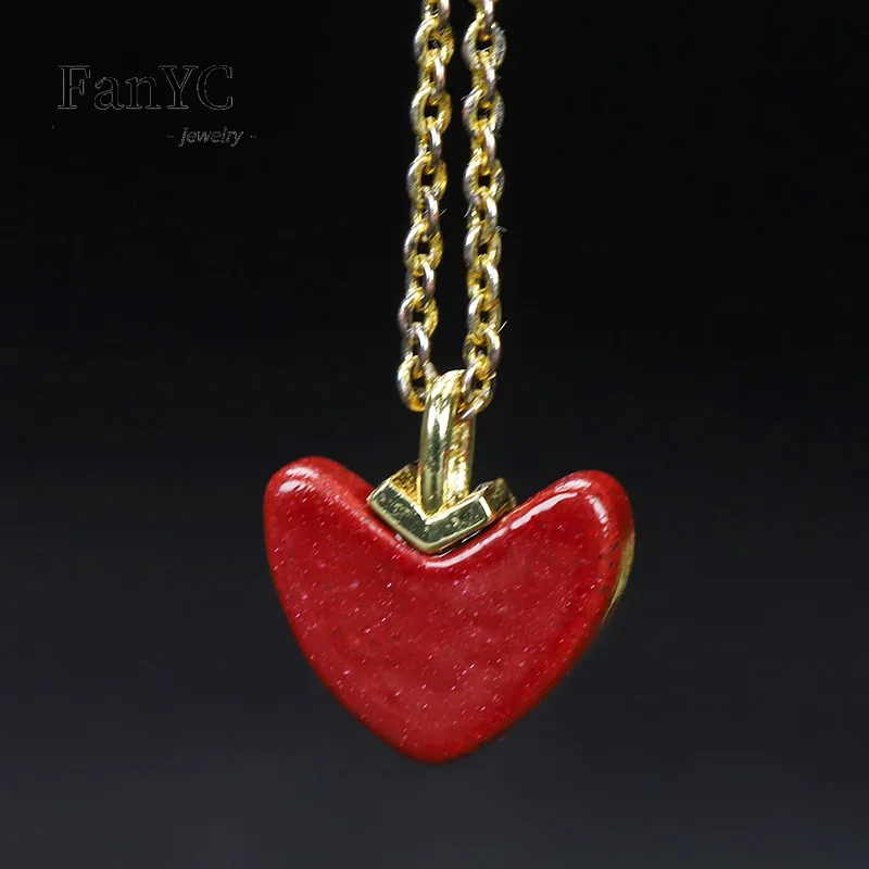 Natural V-shaped Cinnabar Love - Luxury Gifts Jewelry & Watches Namfleg Mostar review and price