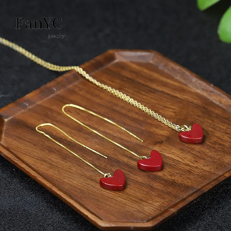 Natural V-shaped Cinnabar Love - Luxury Gifts Jewelry & Watches Namfleg Mostar review and price