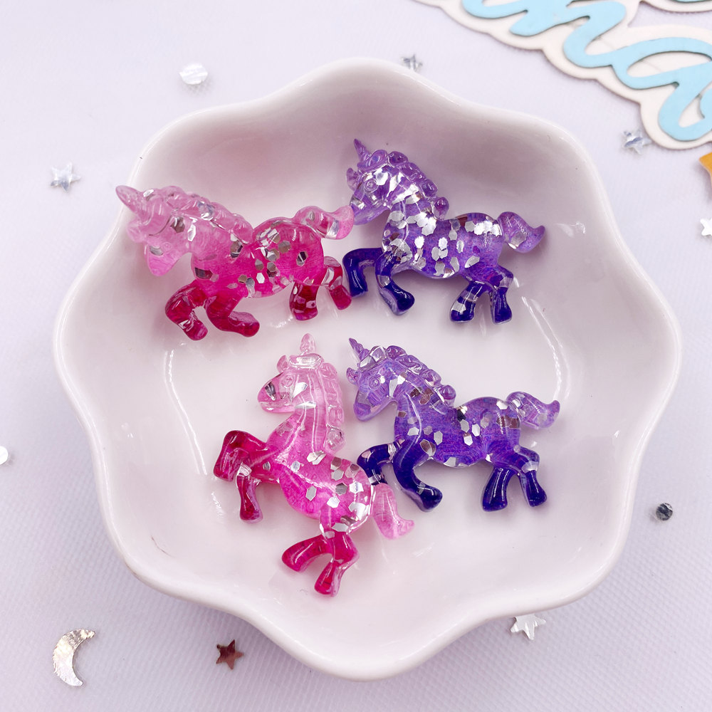 6PCS Colorful Resin Glitter 3D - Paradise Jewelry & Watches Llc Miami review and price