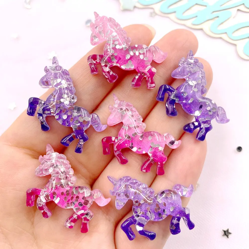 6PCS Colorful Resin Glitter 3D - Paradise Jewelry & Watches Llc Miami review and price