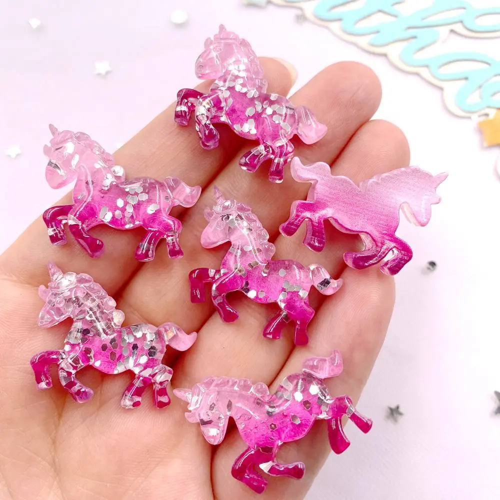 6PCS Colorful Resin Glitter 3D - Paradise Jewelry & Watches Llc Miami review and price