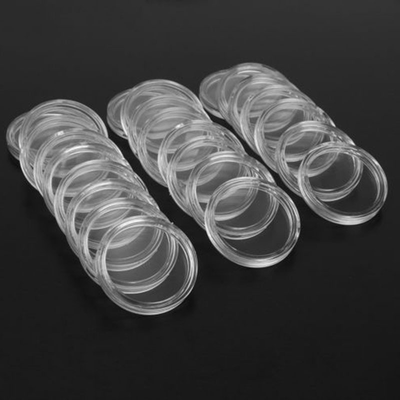 100 Clear Round Coin Holders 3 - Collectors Coins Jewelry & Watches Of Smithtown Photos review and price
