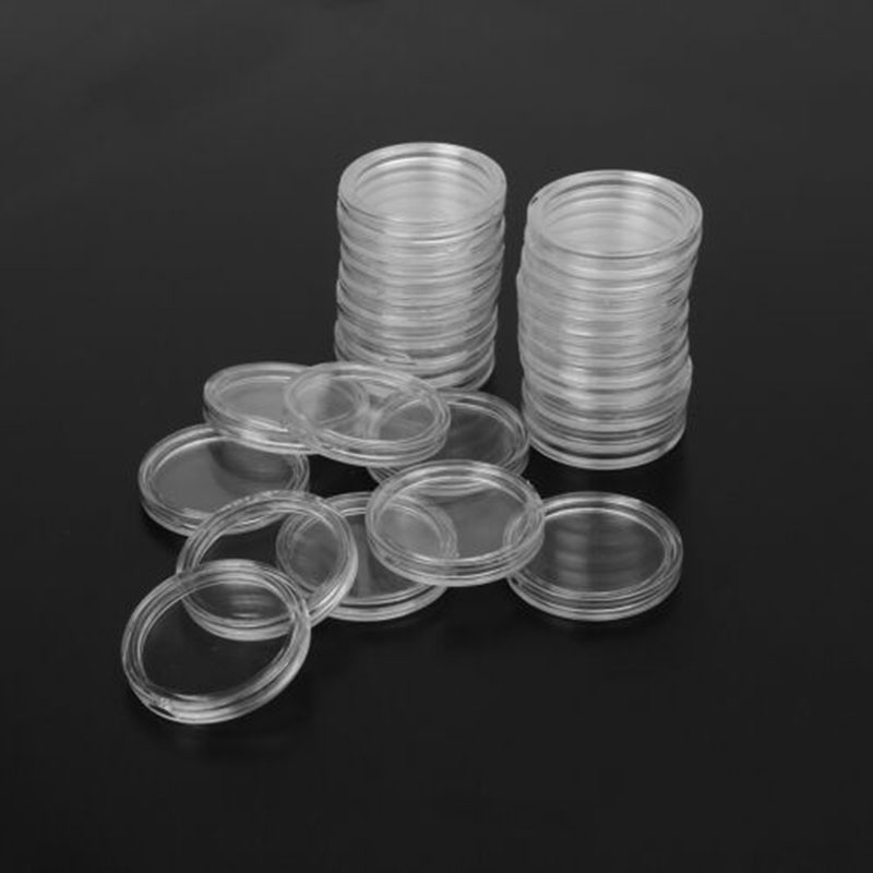 100 Clear Round Coin Holders 3 - Collectors Coins Jewelry & Watches Of Smithtown Photos review and price