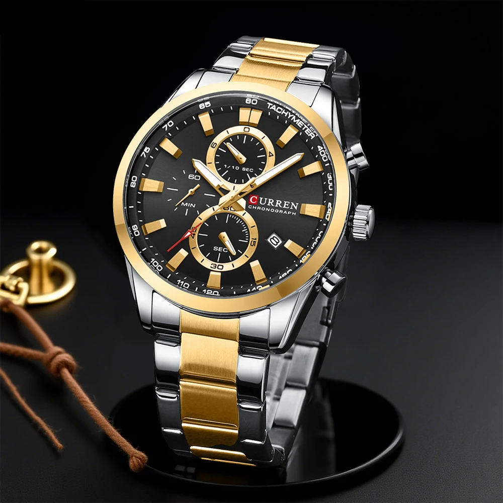 CURREN Casual Quartz Chrono Sp - Jewelry For Watches review and price