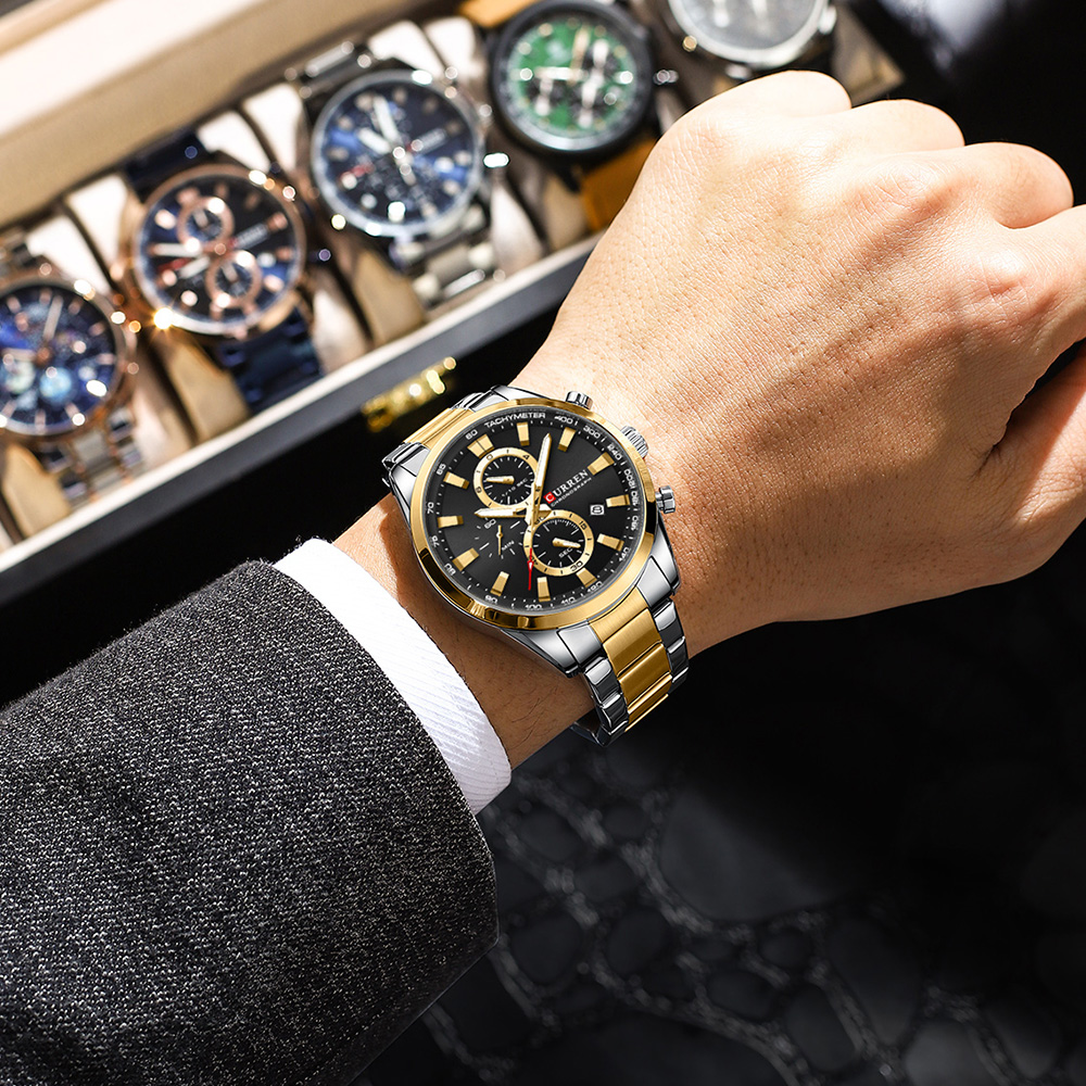 CURREN Casual Quartz Chrono Sp - Jewelry For Watches review and price