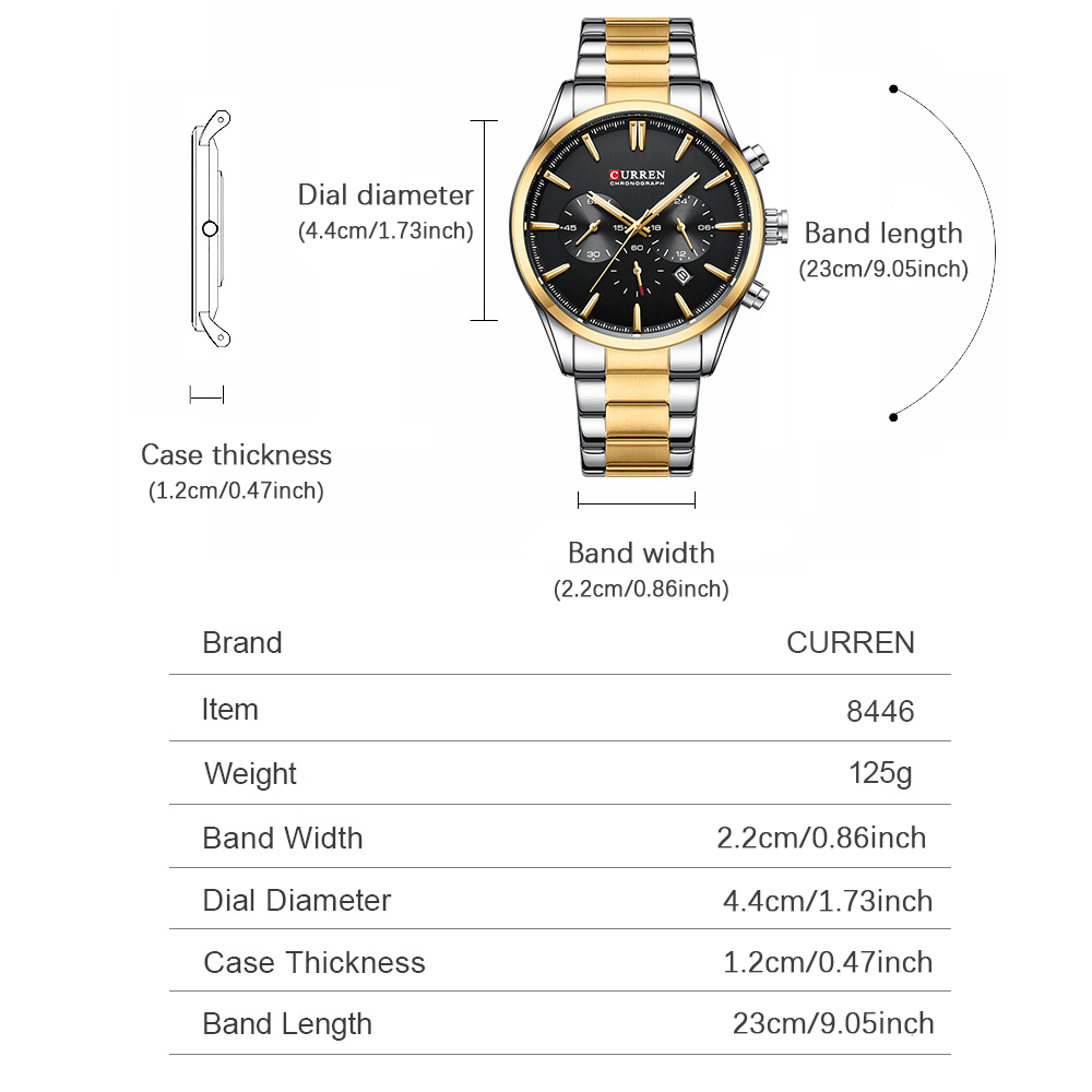 CURREN Casual Quartz Chrono Sp - Jewelry For Watches review and price