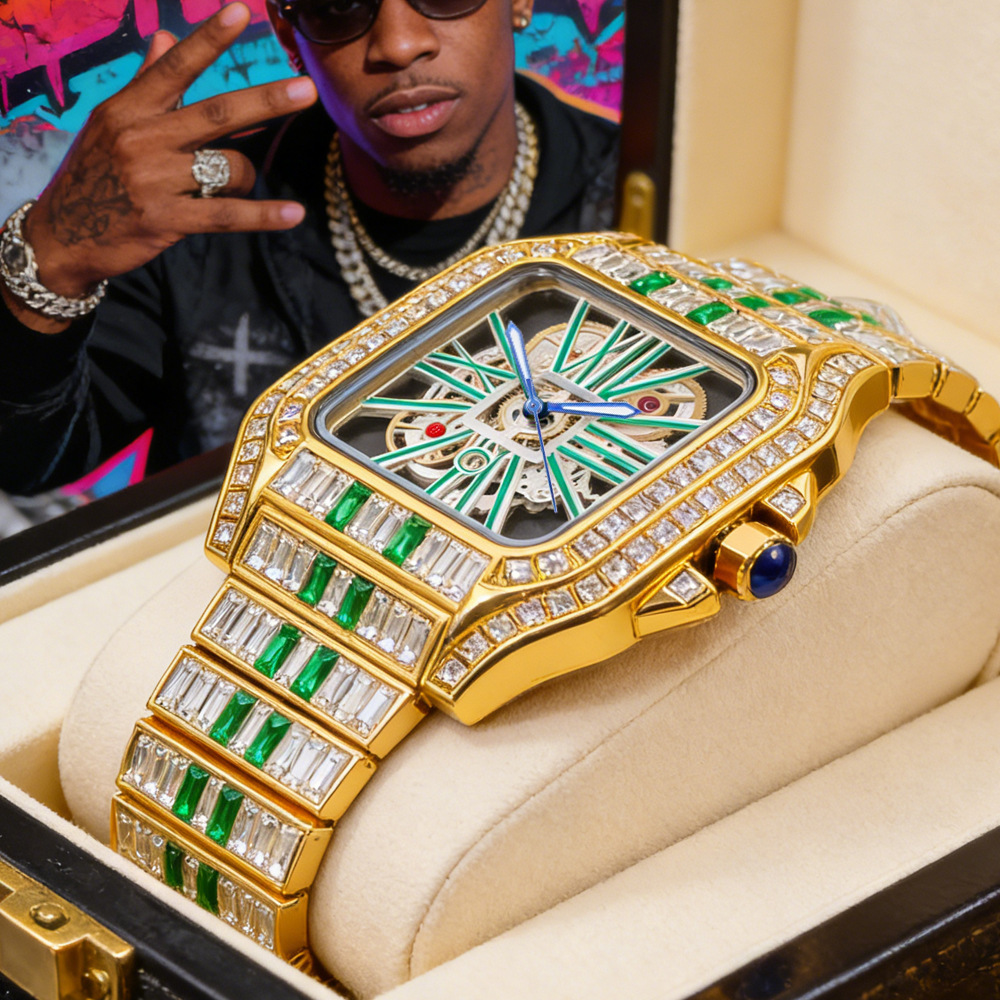 Hollow Luxury Bling Quartz Wri - Jewelry Type Watches review and price