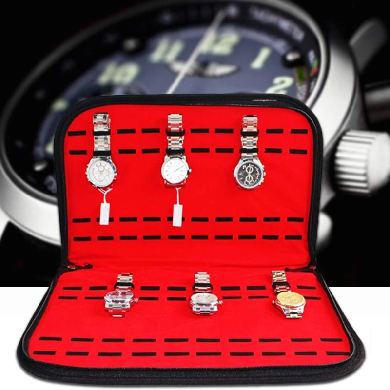 20 Slots Watch Storage Bag Con - Jewelry And Watches Box review and price