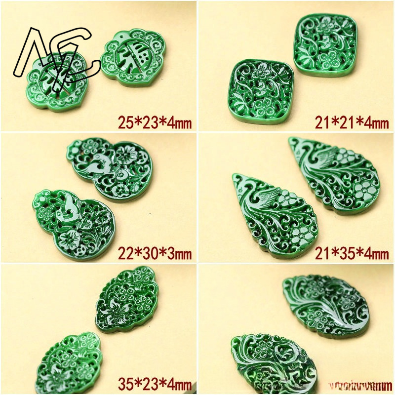 2pcs DIY Natural Dry Green Eme - Luxury Gifts Jewelry & Watches Namfleg Mostar review and price