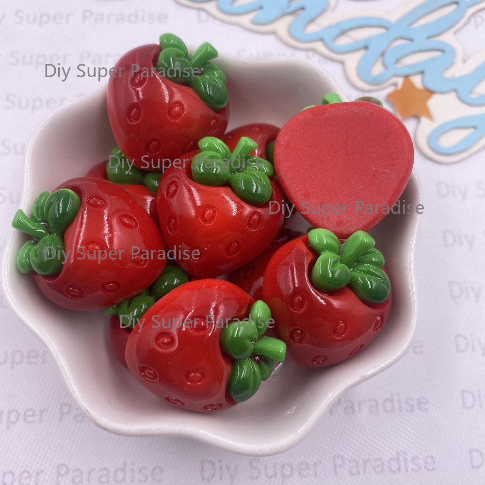 8PCS Resin Kawaii Colorful Red - Paradise Jewelry & Watches Llc Miami review and price