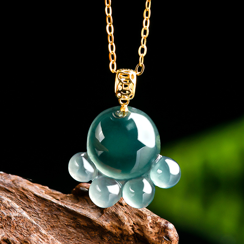 Natural Real Emerald Blue Wate - Jewelry & Watches Store review and price