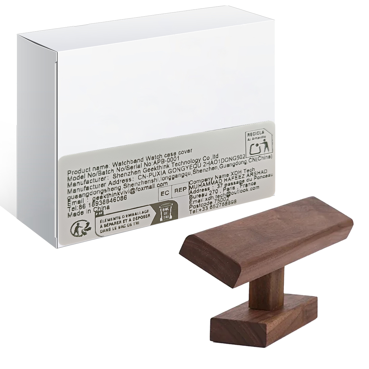 Wooden New T-Bar Vintage Walnu - Jewelry Stand Watches review and price