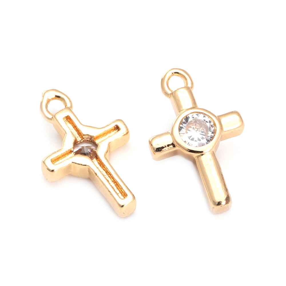 18K Gold Color Brass Zircon Cr - Moon Star Earrings review and price