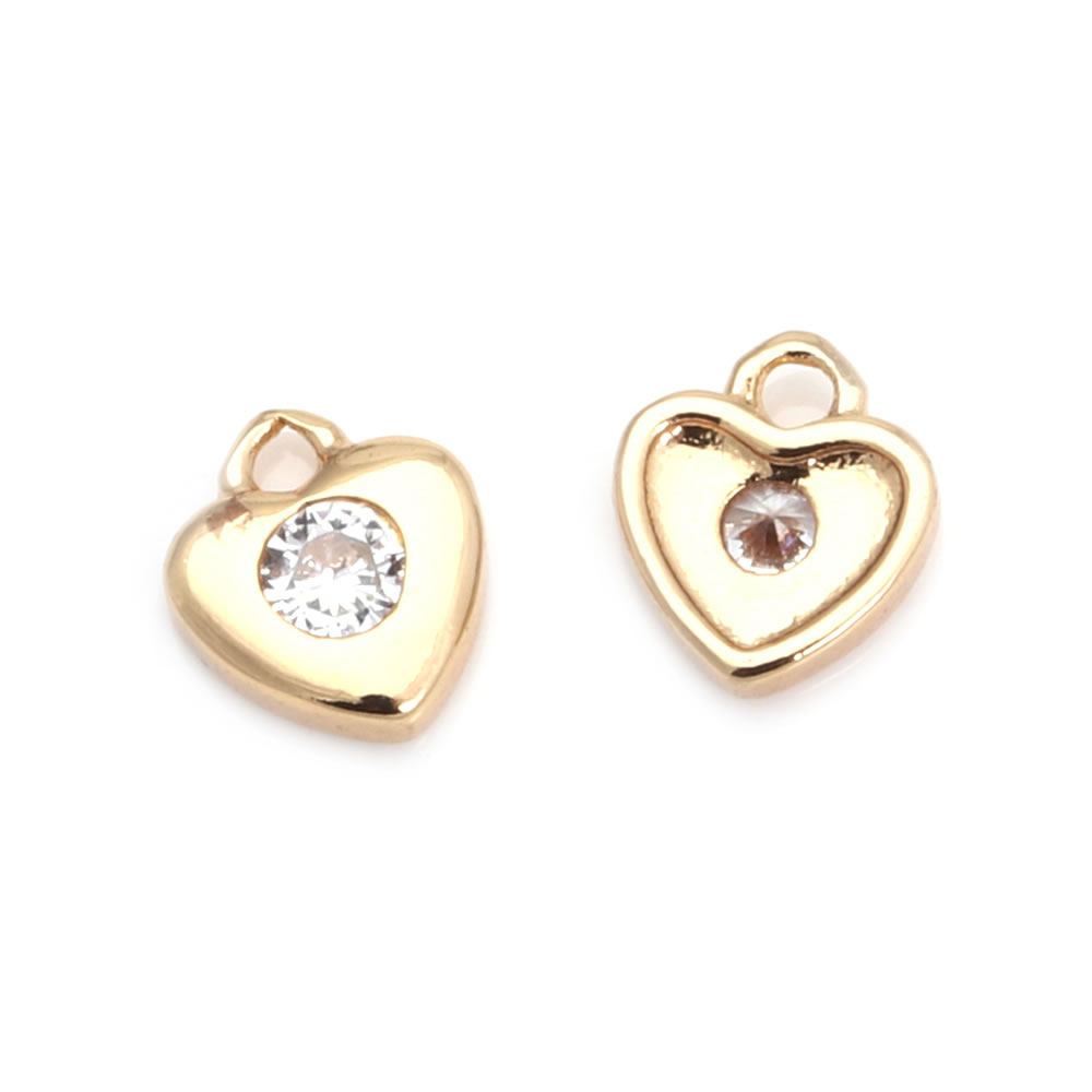18K Gold Color Brass Zircon Cr - Moon Star Earrings review and price