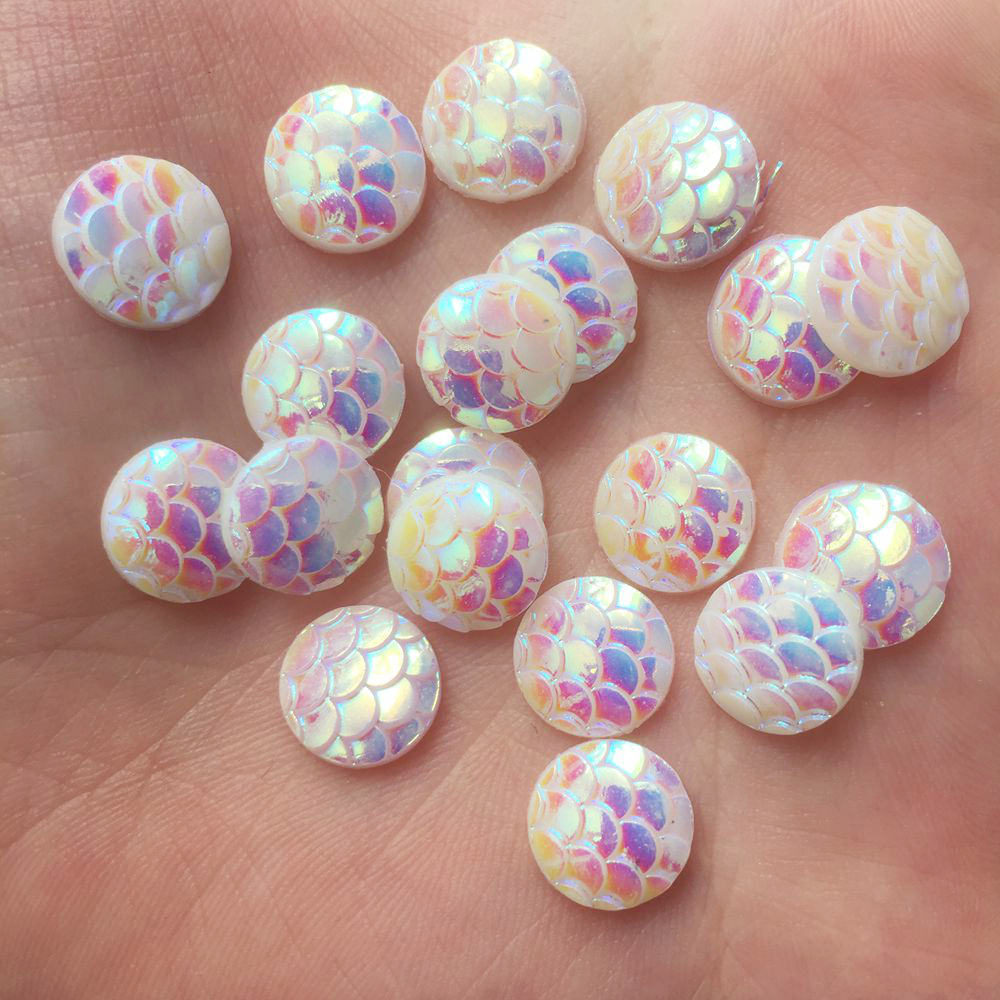 Shiny 100Pcs AB Resin 10mm Rou - Paradise Jewelry & Watches Llc Miami review and price