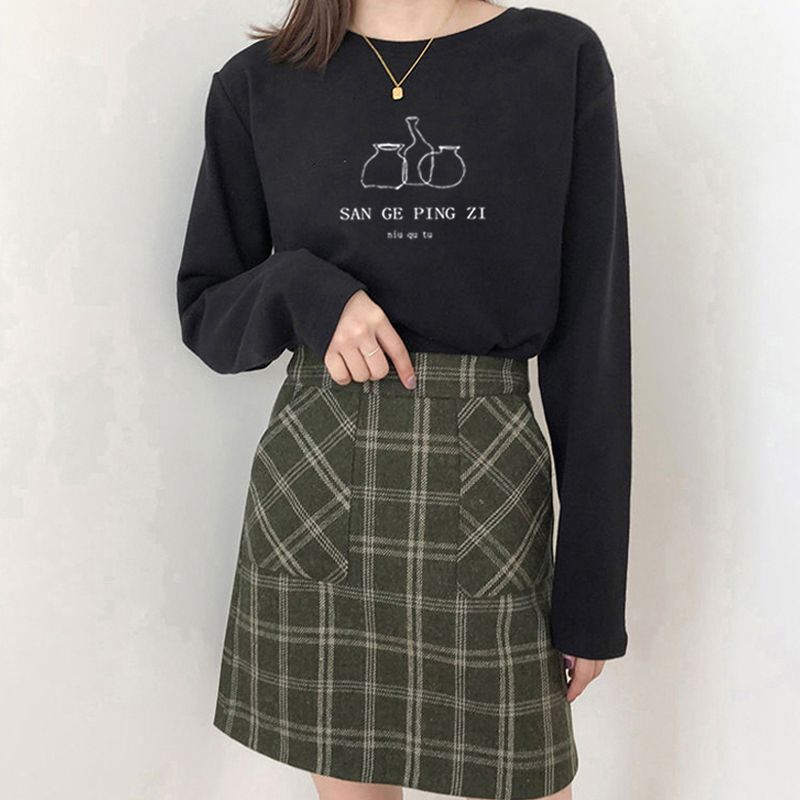 Women Korean Style Crew Neck B - S&S Watches & Jewelry Ho Chi Minh review and price