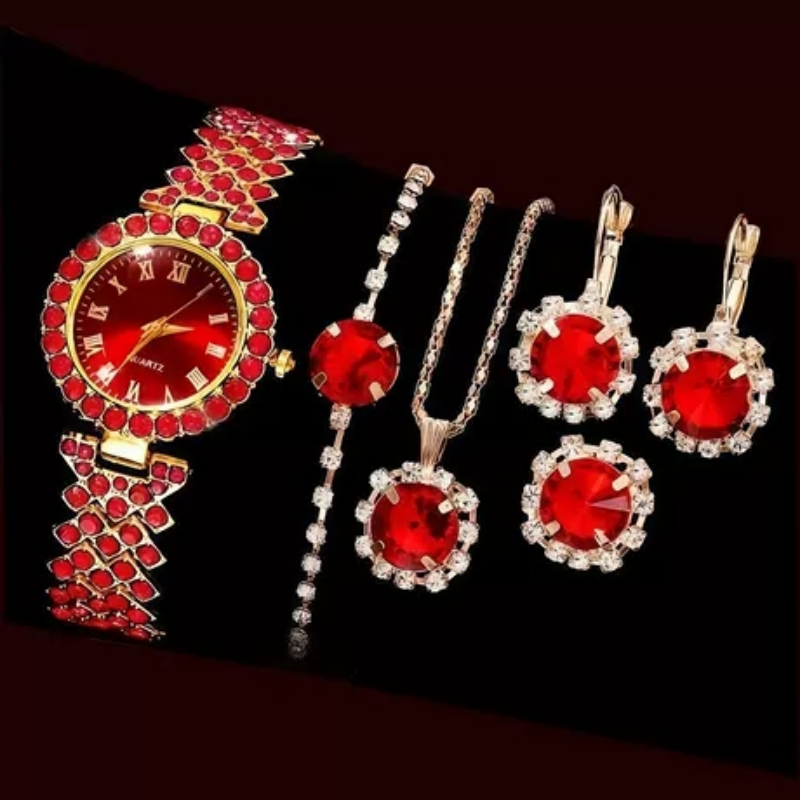 6PCS Elegant Women's Fashion J - Jewels On Watches review and price
