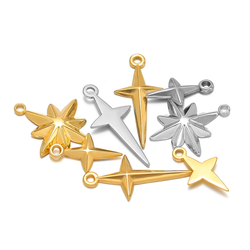 5pcs High Quality Stainless St - Moon Star Earrings review and price